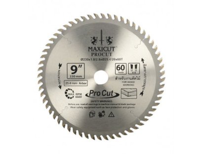 ใบเลื่อยวงเดือน size : 9"x36T MAXICUT(ตัดหญ้า)