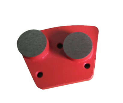 No. 120 polishing block, red, 1 piece, 2 teeth