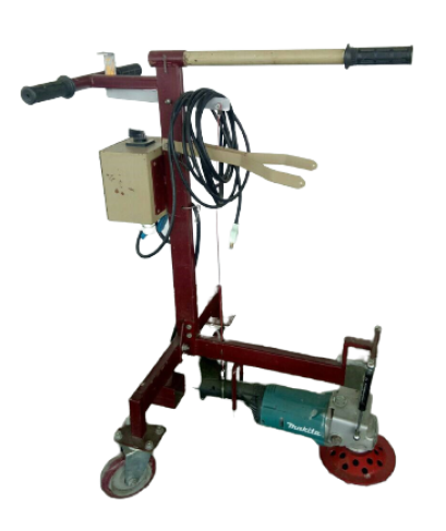 Polishing Machine Mounting Frame With Motor