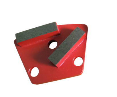 No. 80 polishing block, red, 1 piece, 2 teeth