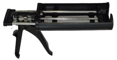 Double tube silicone gun