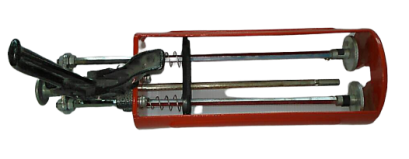 Sausage syringe (double tube)