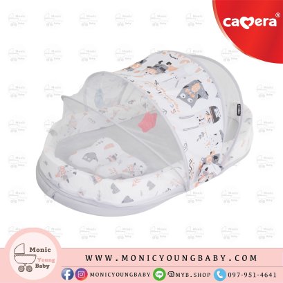 ชุดมุ้งเด็กเบาะที่นอน 336 MINIZOO ขนาดใหญ่ ลาย SCaN ถอดซักได้ Camera DOME Baby Net