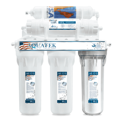 เครื่องกรอง 5 ขั้นตอน AQUATEK-SILVER UF เกลียว