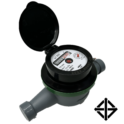 Sanwa มาตรวัดนํ้า ซันวา ระบบเฟืองจักร 2 ชั้น Multi-jet Water Meter 1/2″