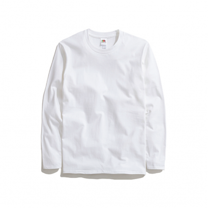 Fruit of The Loom Classic Long Sleeve White