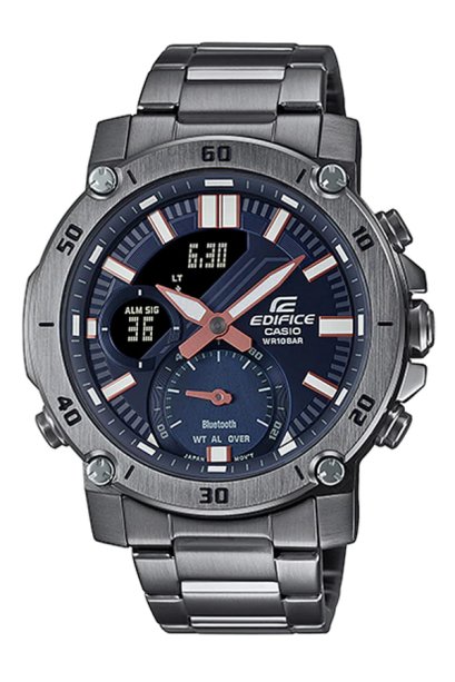 Casio Edifice นาฬิกาข้อมือผู้ชาย สายสแตนเลส รุ่น ECB-20DC-1A - สีดำ