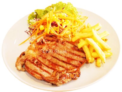 ริปอายสเต็กโคขุน ชิ้นโต