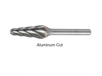 SL-M Included Angle • Aluminum-Cut Burs • Metric