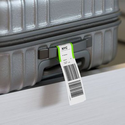 สติ๊กเกอร์ติดกระเป๋าผู้โดยสาร