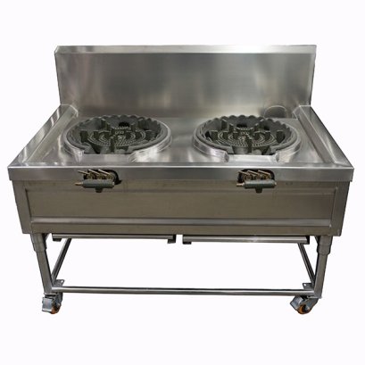 เตาไทยเตี้ย วางหม้อซุป มีล้อเบรค