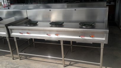 เตาไทย มีถาดรองน้ำมัน+รางน้ำทิ้ง