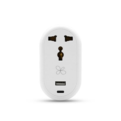 Universal Adapter 1 Outlet / 1 USB / 1 Type - C Model VAP-012