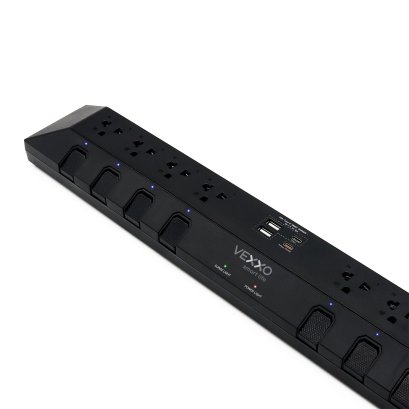 VEXXO STUDIO POWERSTRIP รุ่น DO883 (สีดำ)