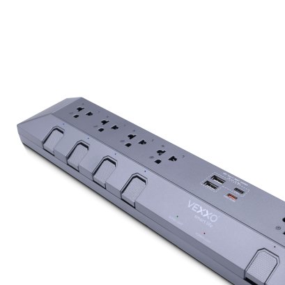VEXXO STUDIO POWERSTRIP รุ่น DO883 (สีเทา)