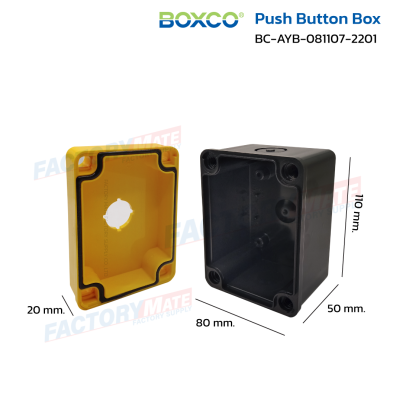 BC-AYB-081107-2201 , BOXCO Push Button Box, Color Switch Boxes