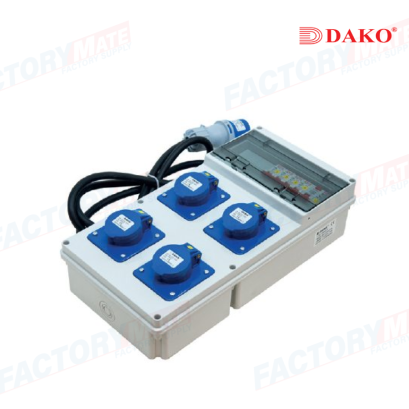 DAKO PLUG A10MB01-4 Distribution Box 2P+E 16A 230V 3H IP44