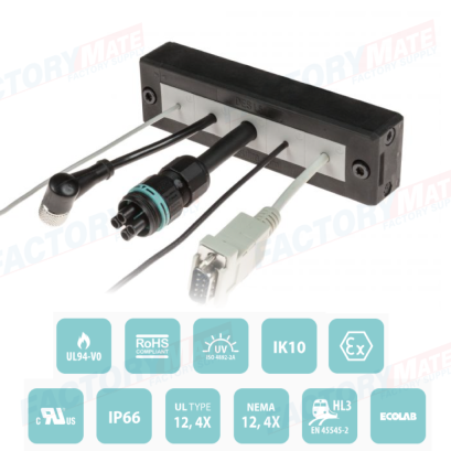 DES L4 Divisible cable entry system  frame for cables with and without connectors