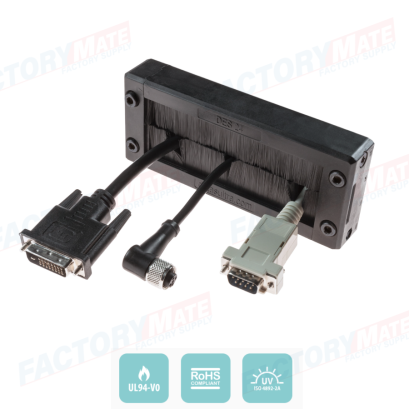 DES ZZ Cable entry systems with double brush