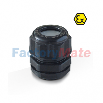 Black ATEX Nylon Cable Gland Cable Glands Atex Polyamide IP68  