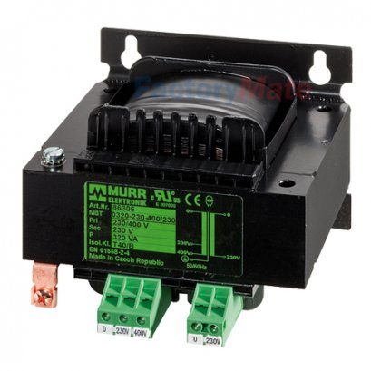MST SINGLE-PHASE CONTROL AND ISOLATION TRANSFORMER P:415VA IN:230/400/460VAC±10VAC±20VAC OUT:24/230VAC