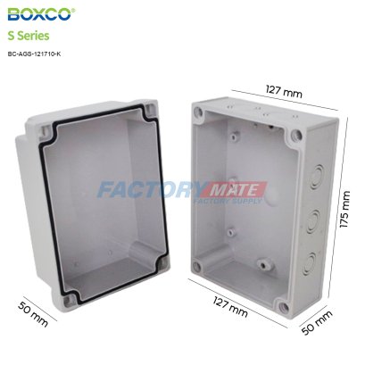 BC-AGS-121710-K Boxco,S series,Screw type,IP66/67,Small size