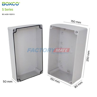 BC-AGS-152513 Boxco,S series,Screw type,IP66/67,Small size