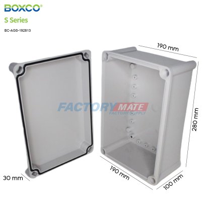 BC-AGS-192813 Plastic Enclosure Boxes Screw Type S series Medium size