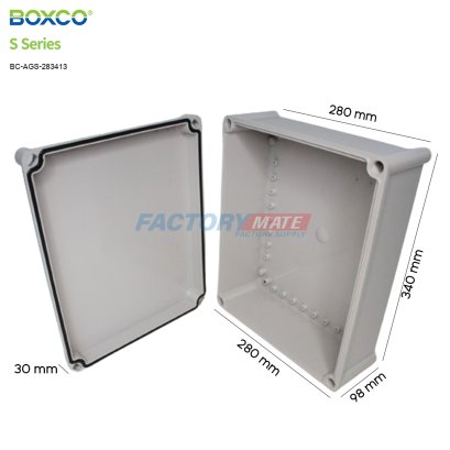 BC-AGS-283413 Plastic Enclosure Boxes Screw Type S series Medium size