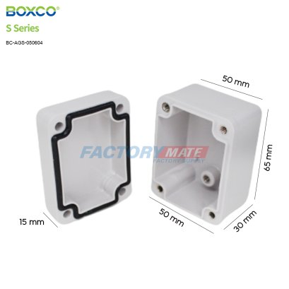 BC-AGS-050604 Boxco,S series,Screw type,IP66/67,Small size