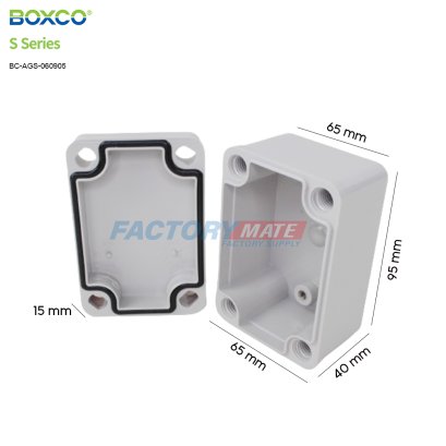 BC-AGS-060905 Boxco,S series,Screw type,IP66/67,Small size