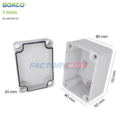 BC-AGS-081107 Boxco,S series,Screw type,IP66/67,Small size