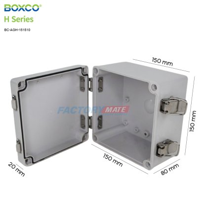 BC-AGH-151510 Plastic Enclosure Boxes H-series Small Size