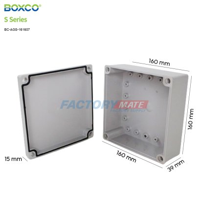 BC-AGS-161607 Boxco,S series,Screw type,IP66/67,Small size