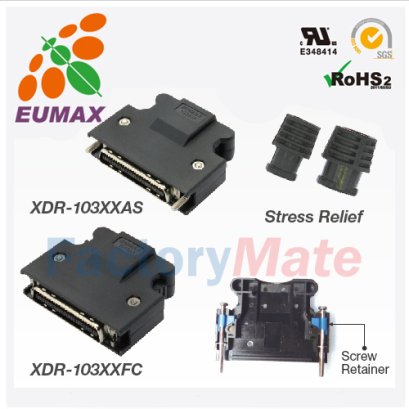 XDR-103XXAS Plug Kit 14P-50P Screw EUMAX MDR Connector