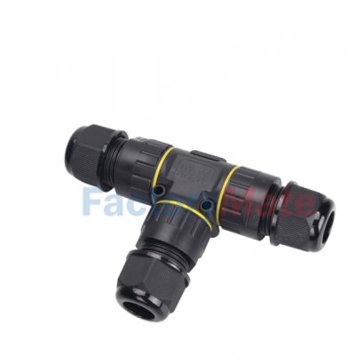EW-M25T T type 3Pin cable quick splice outdoor connector
