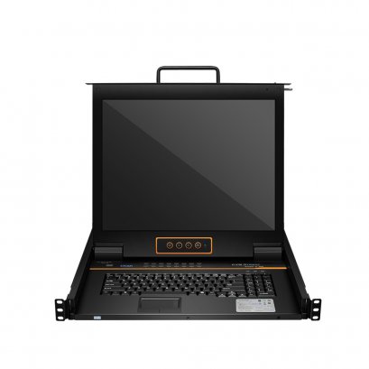 HT1716 : Kinan 17” 16 Port CAT5 LCD KVM over IP Switch 1-Local / 1-Remote Access
