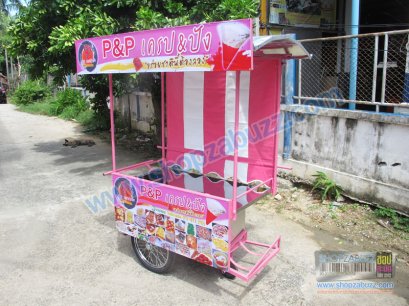 Thai Food cart with roof : CTR - 134