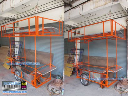 Thai Food cart with roof : CTR - 163