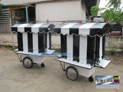Thai Food cart with roof : CTR - 176