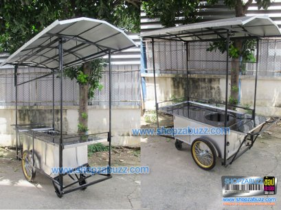 Thai Food cart with roof : CTR - 181
