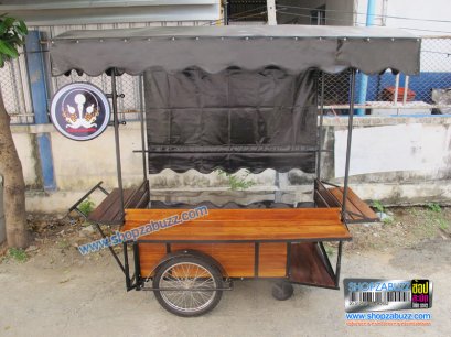 Thai Food cart with roof : CTR - 186
