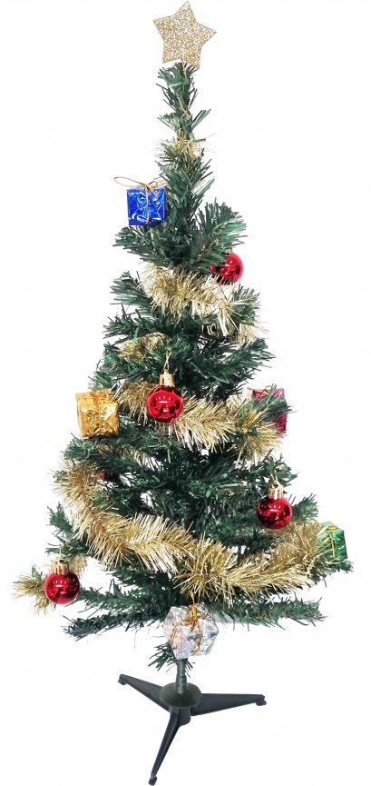 2Ft Christmas Tree with Ornaments