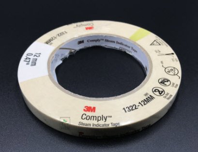 (exp 08-2024) 3M Autoclave Tape 1/2 นิ้ว