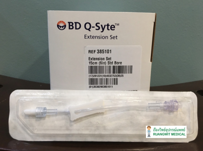BD Q-Syte Extension Set Standard ข้อต่อฉีดยาโดยไม่ต้องใช้เข็ม (385101) (1 เส้น)