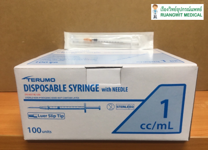 Terumo Tuberculin Syringe 1ml 26Gx0.5นิ้ว