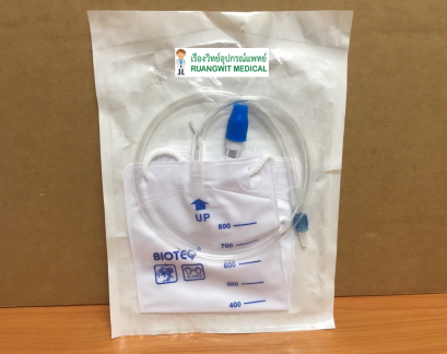 ถุงบรรจุปัสสาวะ Urine Drainage Bag 800 mL (BIOTEQ)