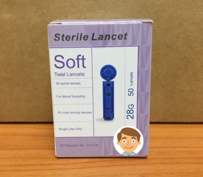 เข็มเจาะเลือดปลายนิ้ว สำหรับปากกา Yuwell 28G (50อัน/กล่อง)