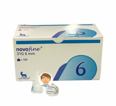เข็ม NovoFine 31Gx6mm (กล่องฟ้า) (ยกกล่อง)