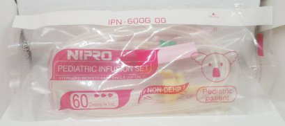 ชุดให้น้ำเกลือเด็ก Nipro สีชมพู